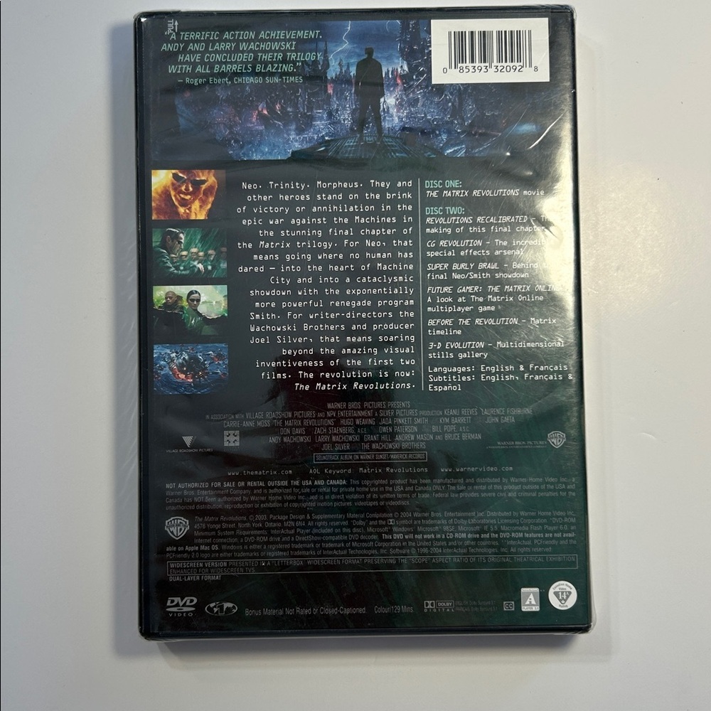 The Matrix Revolutions DVD - Picture 2 of 3